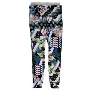 Reebok Womens Speedwick Leggings Size S Multicolor Colorful Stretch Athletic Gym